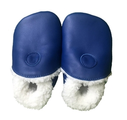 Hopi Hop new kožené capáčky, Zimní šedé, vel. M,  L, XL (6-24 m) - kopie - kopie