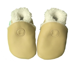 Hopi Hop Barefoot kožené capáčky Camel, vel. M , L, XL  (6-24 m)