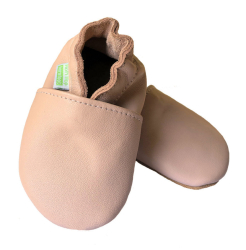 Hopi Hop BAREFOOT kožené capáčky SVĚTLE RůŽOVÉ, vel.  S, M, L, XL, XXL, ( 0-3 roky) 