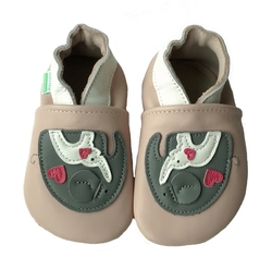 Hopi Hop NEW kožené capáčky PTÁČEK A STROM, vel. S, M, L, XL ( 0-18 měsíců) - kopie - kopie - kopie - kopie
