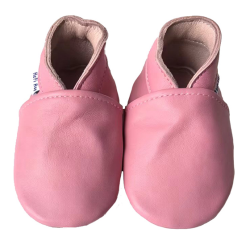 Hopi Hop NEW kožené capáčky, PINK, vel. S, M, L, XL (0-24 měsíců)