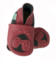 Hopi Hop NEW kožené capáčky PTÁČEK A STROM, vel. S, M, L, XL ( 0-18 měsíců) - kopie - kopie - kopie - kopie - kopie