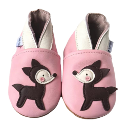 Hopi Hop NEW kožené capáčky, Srnečka, vel. M, L, XL (0-24 měsíců)