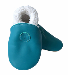 Hopi Hop new kožené capáčky, Zimní šedé, vel. M,  L, XL (6-24 m) - kopie