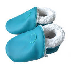 Hopi Hop new kožené capáčky, Zimní šedé, vel. M,  L, XL (6-24 m) - kopie